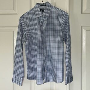 Lands ends no iron pinpoint Oxford six petite